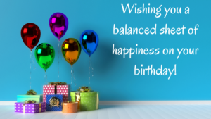 Short Birthday Wishes for Accountant