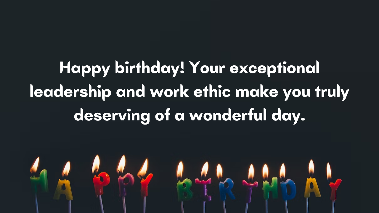 Happy Birthday Messages for Business Executives: