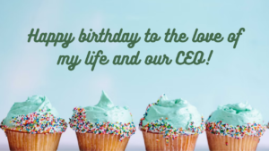 Birthday Wishes for CEO's Husband