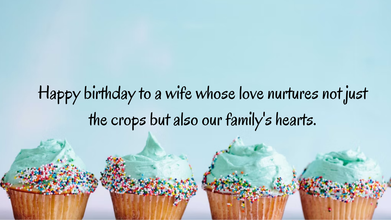 Birthday Wishes for Farmer Wife: