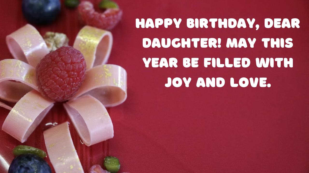 42nd Birthday Wishes for Daughter: