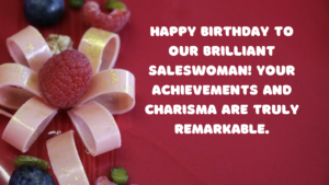 Birthday Wishes for Salesperson Daughter: