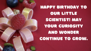 Birthday Wishes for Scientist Son