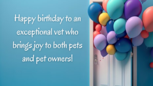 happy brithday for Veterinarian