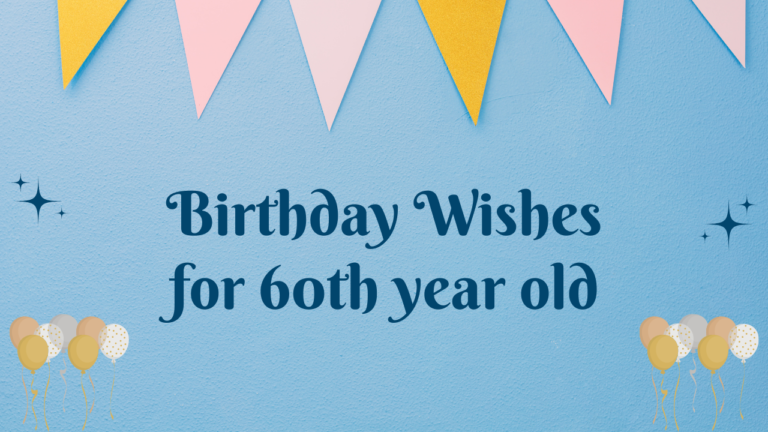 60th Birthday Wishes