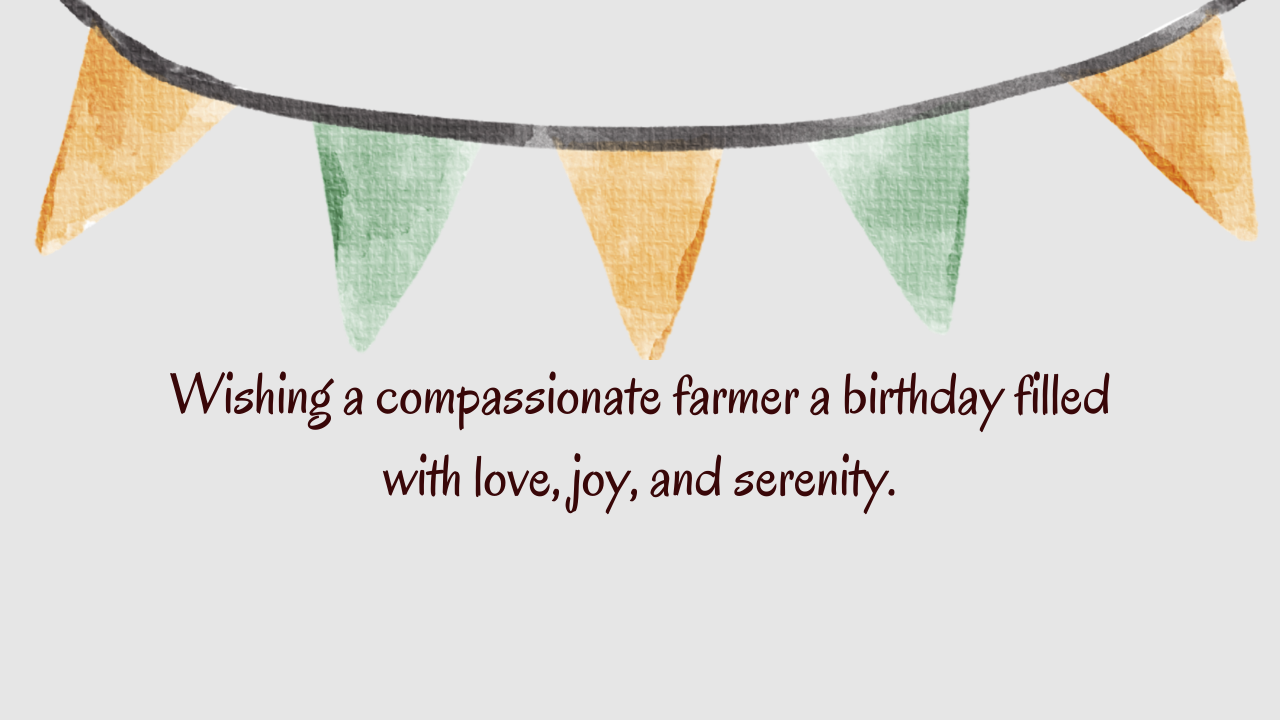 Heartfelt Birthday Wishes for Farmer: