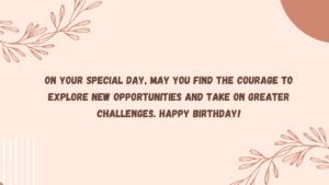 Inspirational Birthday Wishes for Salesperson:
