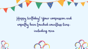 Emotional Birthday Wishes for a Social Worker