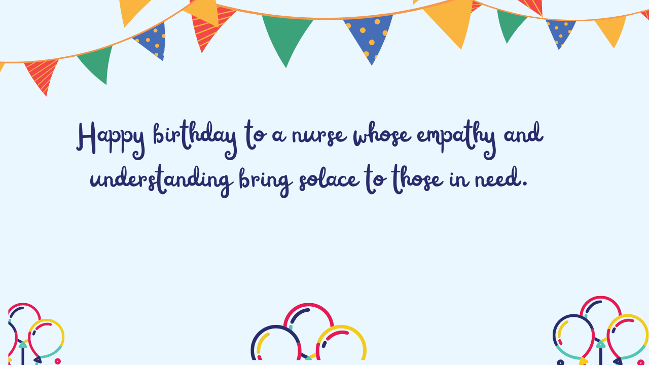 Best Birthday Wishes for Nurse: