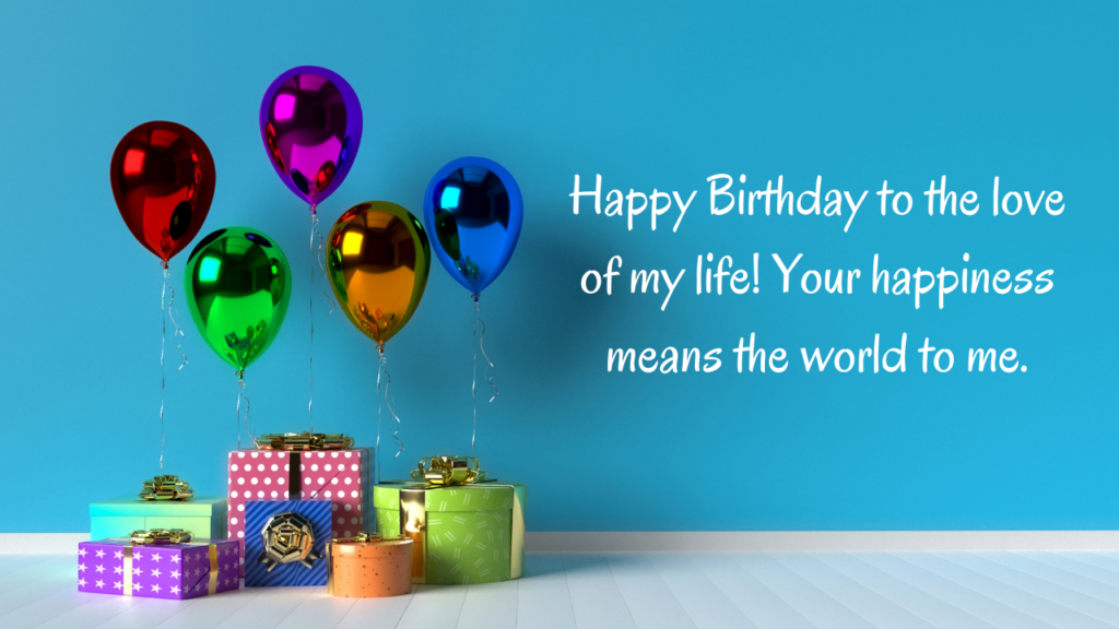 Happy Birthday Wishes for Wife: