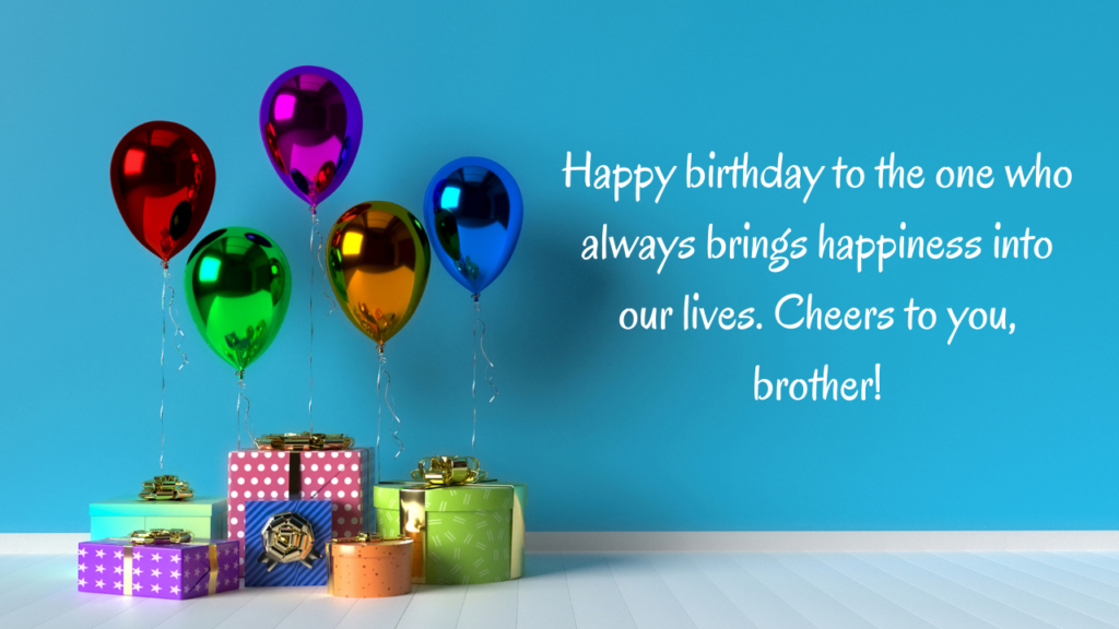 Happy Birthday Wishes for Brother: