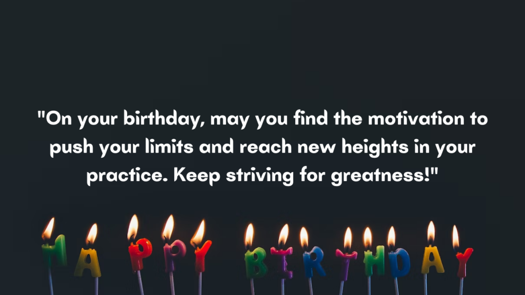 Motivational Birthday Wishes for Yogalovers: