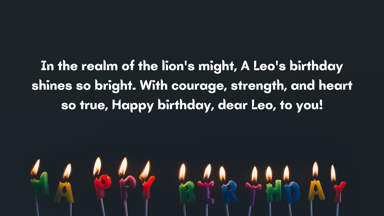 Birthday poems for Leo: