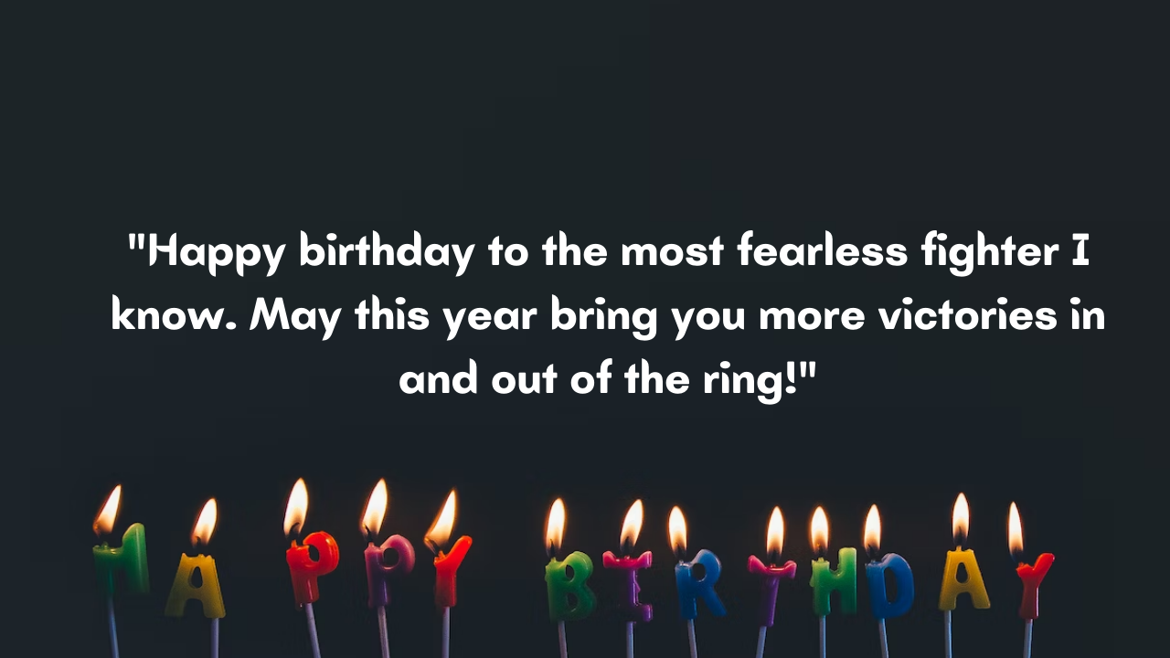 Birthday Messages for Boxing Player: