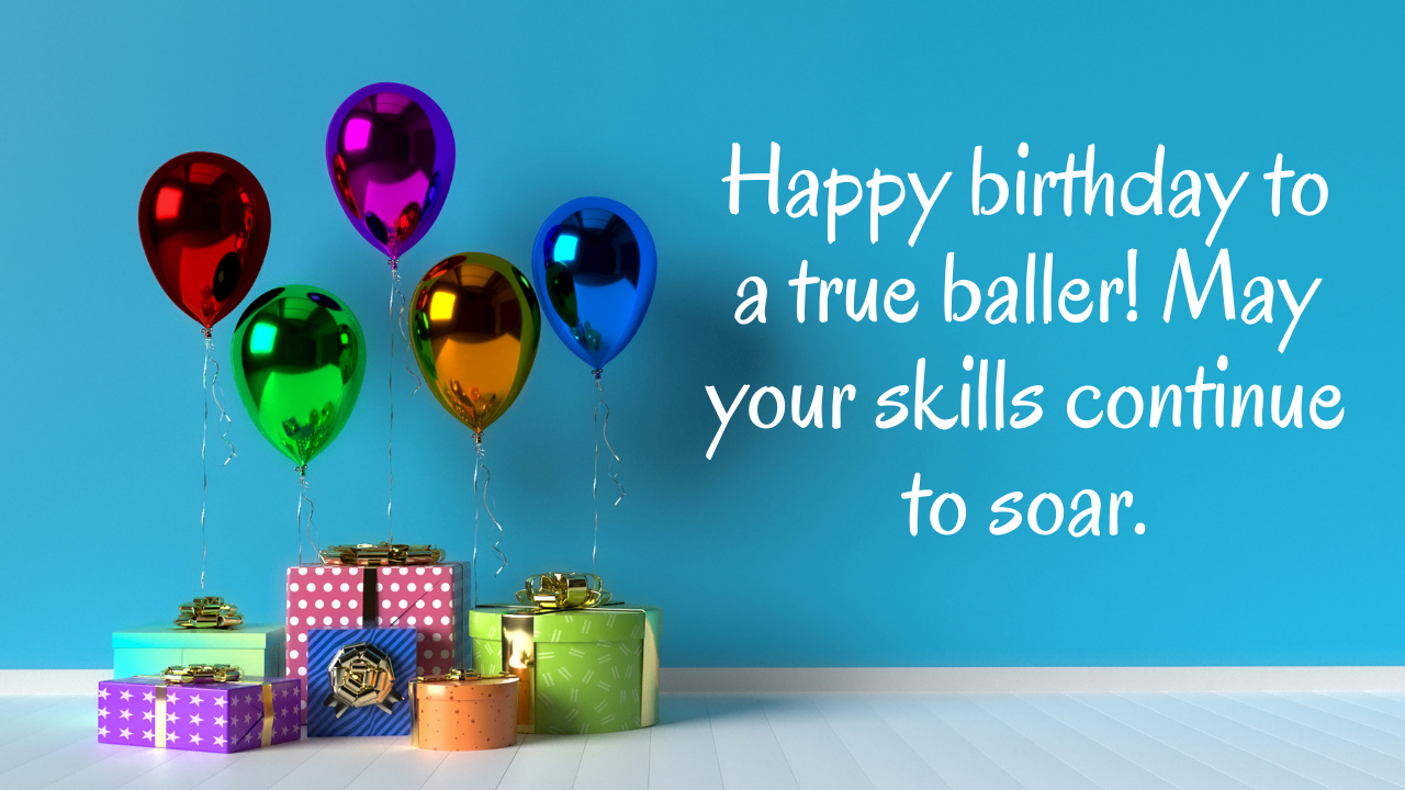 Birthday Wishes for a Basketball Player: