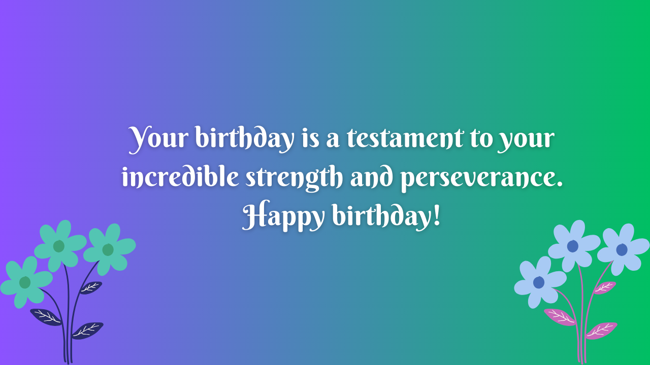 Birthday Messages for Parkinson's Patient: