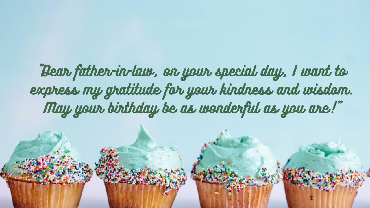 Happy Birthday Messages for Father in Law: