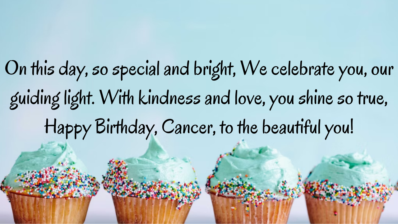 Birthday poems for Cancer: