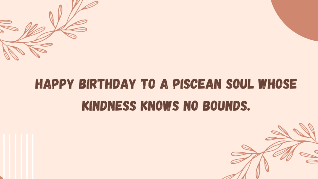 Birthday Messages for Pisces: