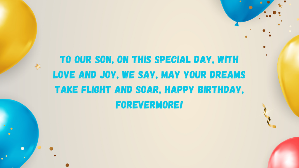 Birthday Poems for Son: