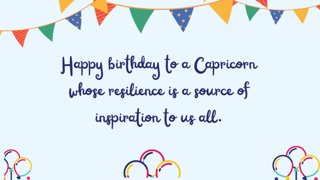 Emotional Birthday Wishes for Capricorn: