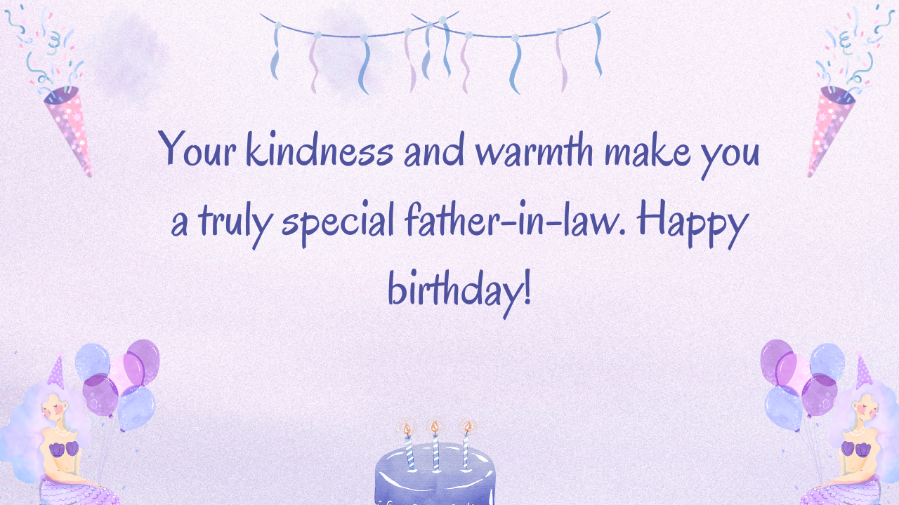 Heartfelt Birthday Wishes for Father in Law: