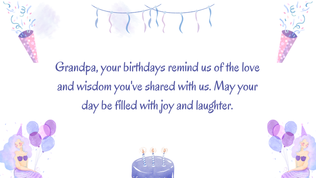 Birthday Messages for Maternal Grandfather: