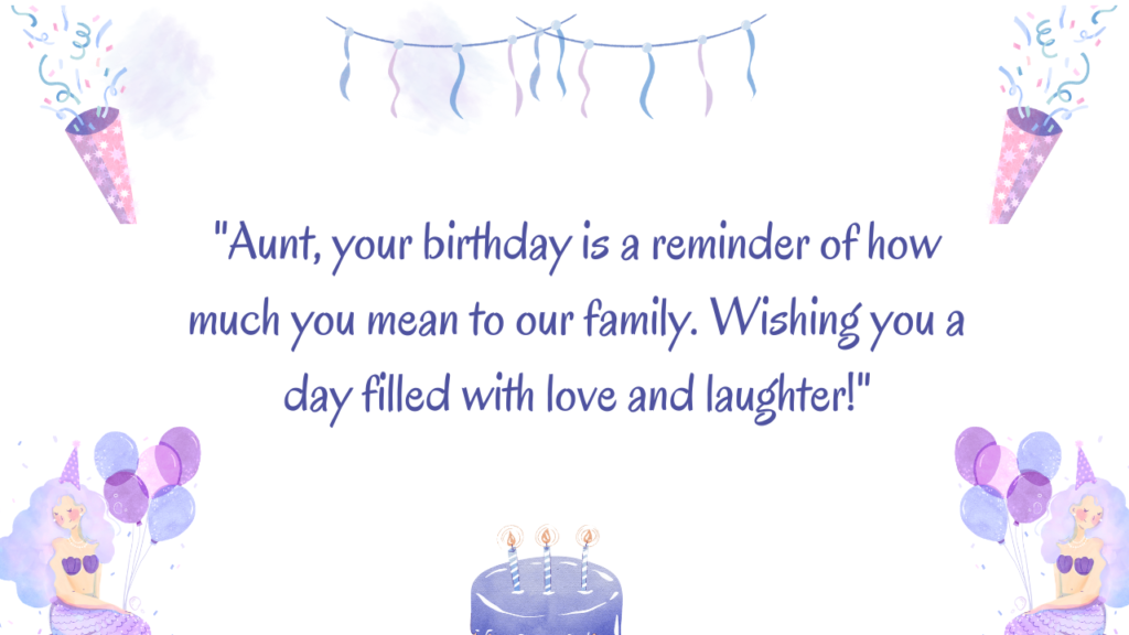 Birthday Messages for Paternal Aunt: