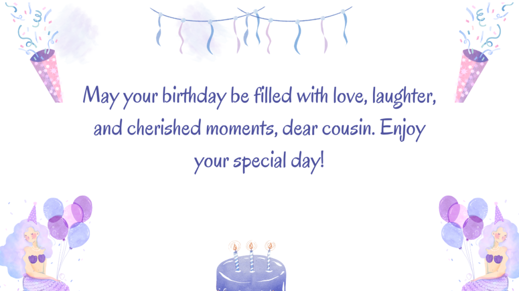 Birthday Messages for Cousin: