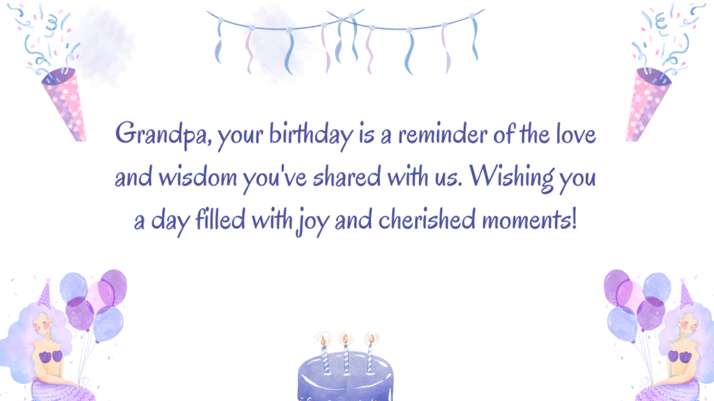 Birthday Messages for Grandfather: