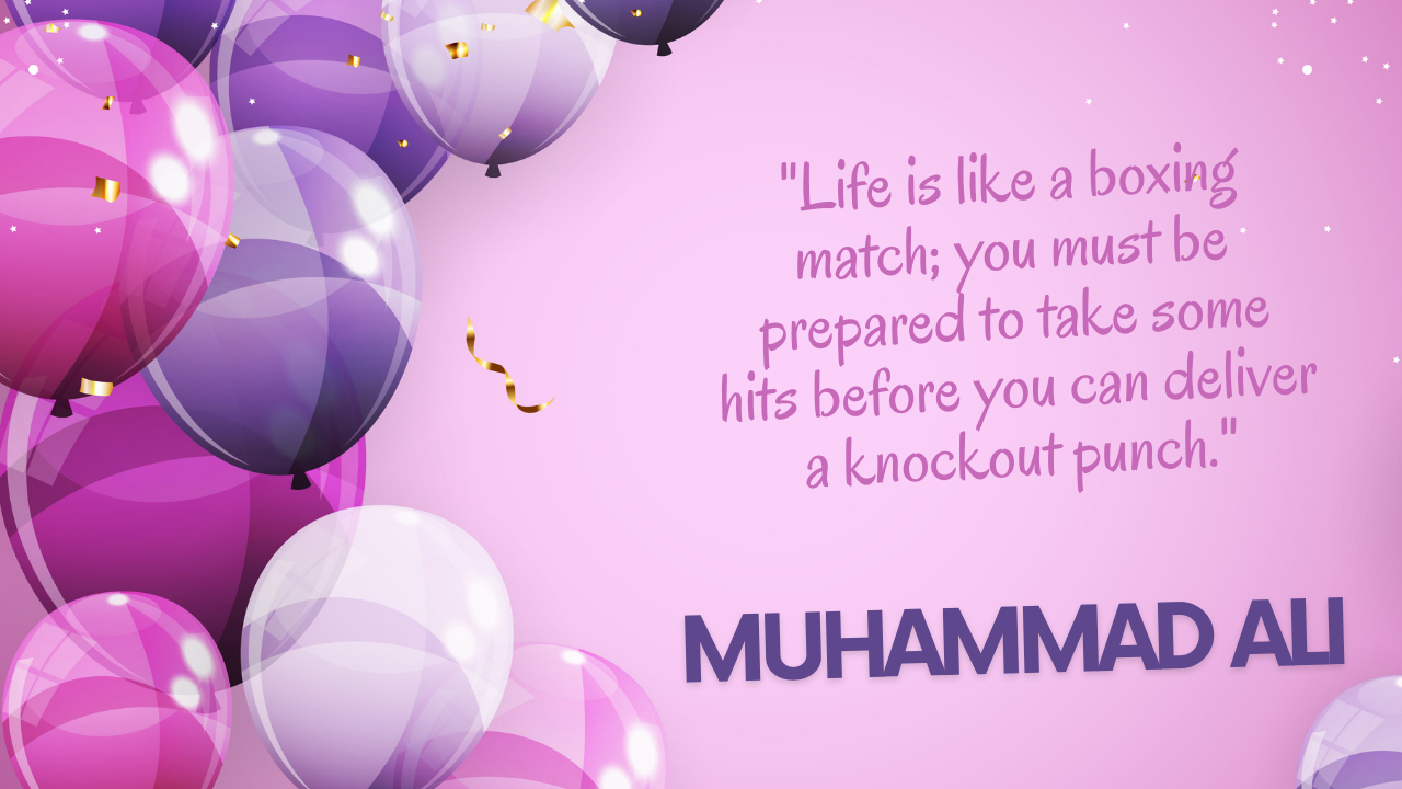 Birthday Quotes for Boxing Player: