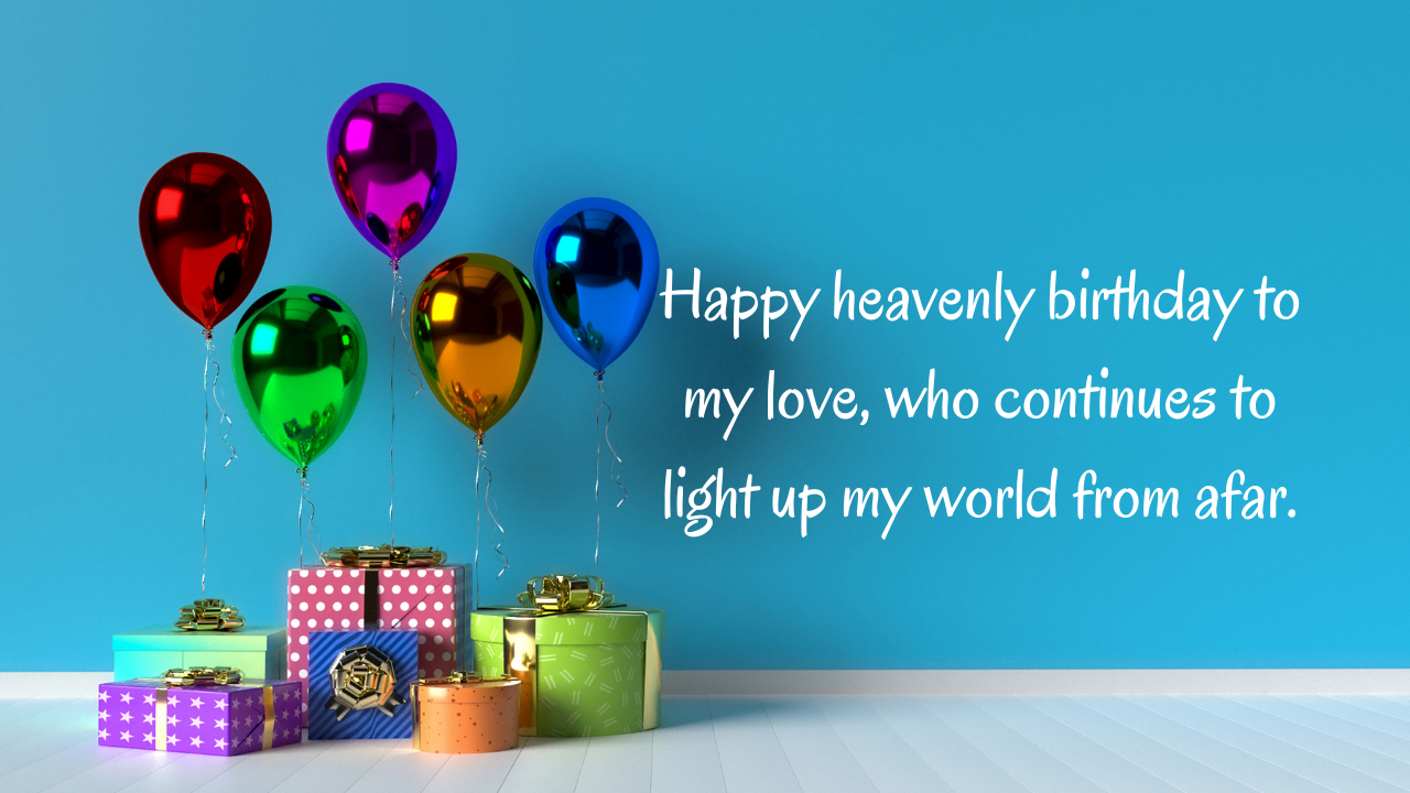 HAPPY Birthday Wishes for Girlfriend in Heaven: