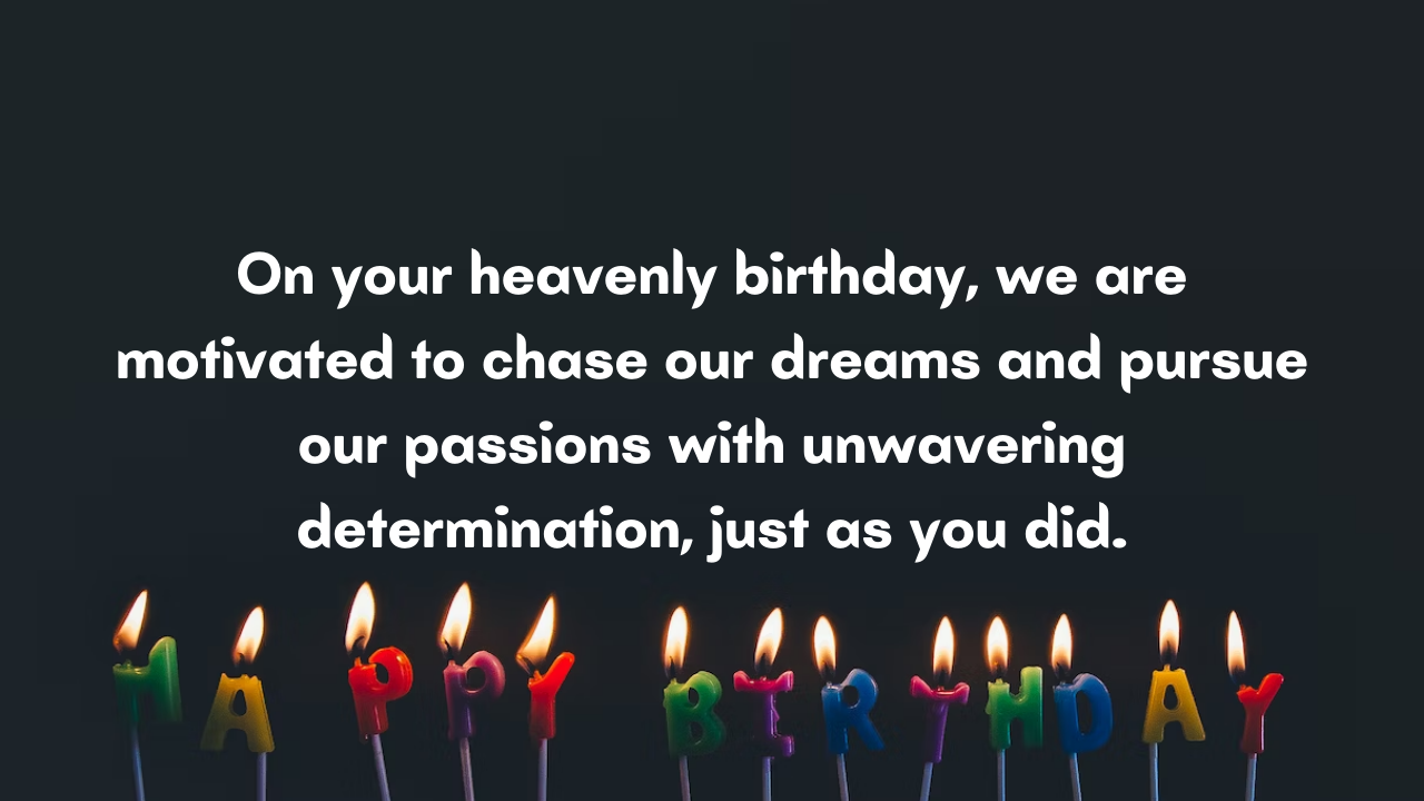 Motivational Birthday Wishes for Niece in Heaven: