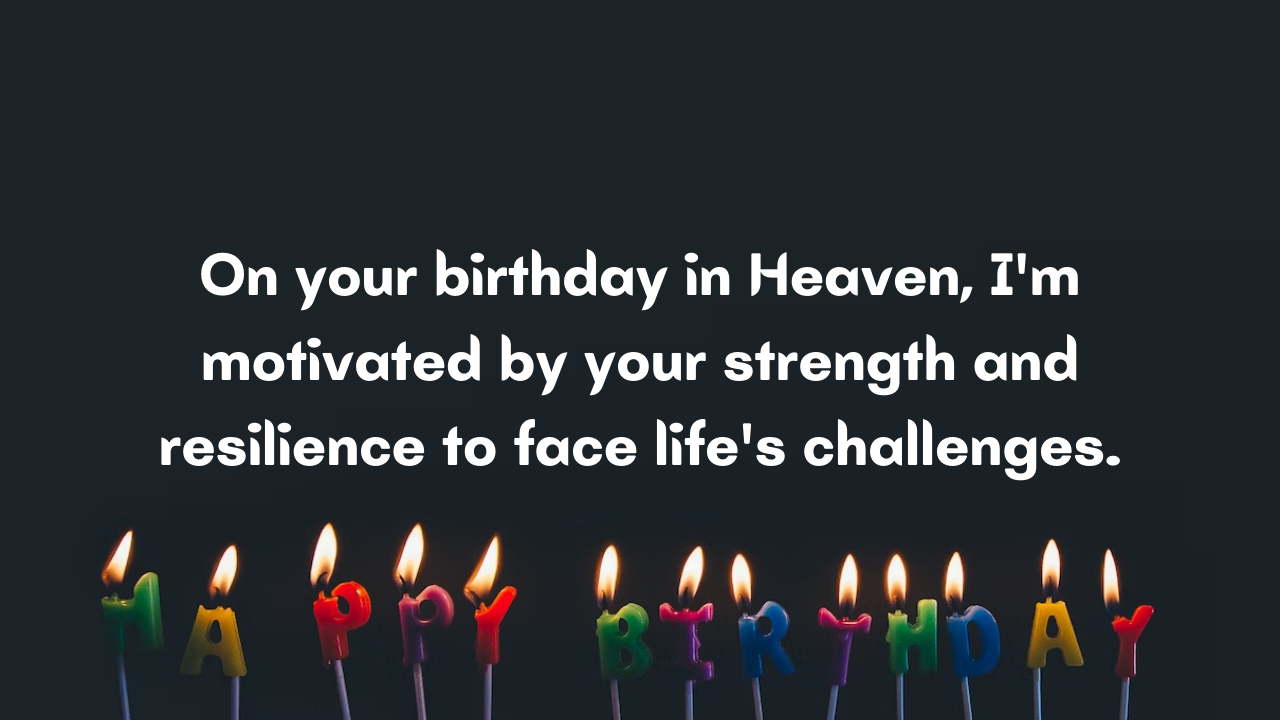 Motivational Birthday Wishes for Wife in Heaven: