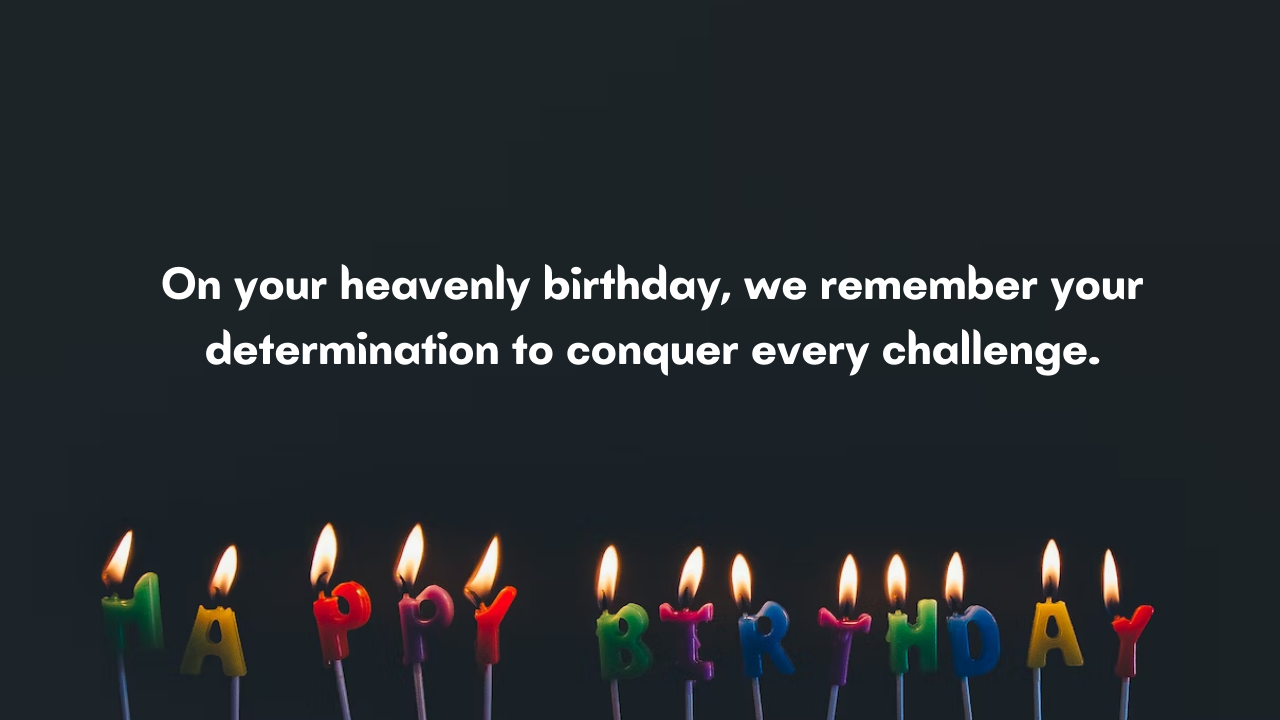 Motivational Birthday Wishes for Sister in Heaven: