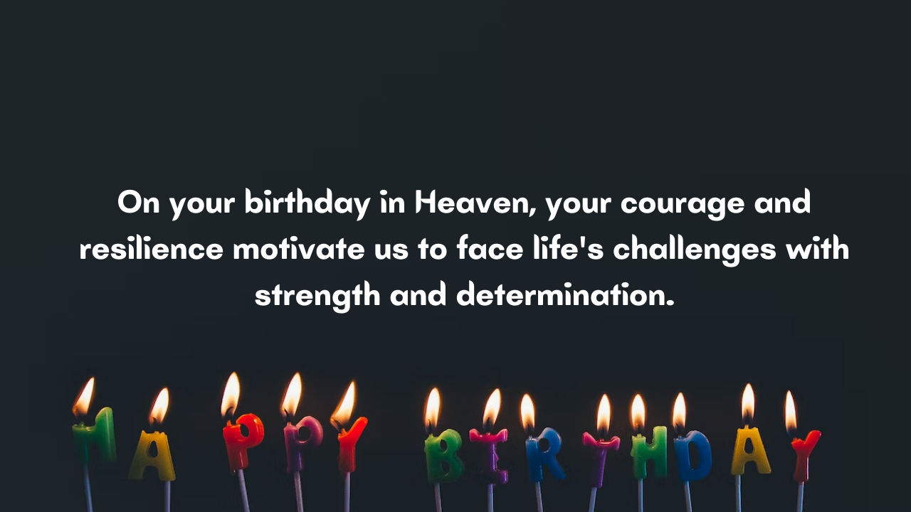 Motivational Birthday Wishes for Daughter in Heaven: