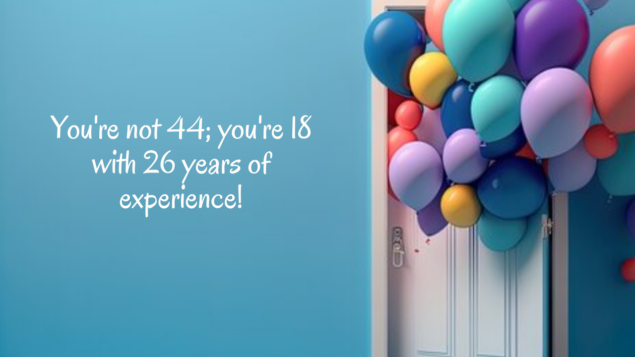 Funny Birthday Wishes for 44 Years Old: