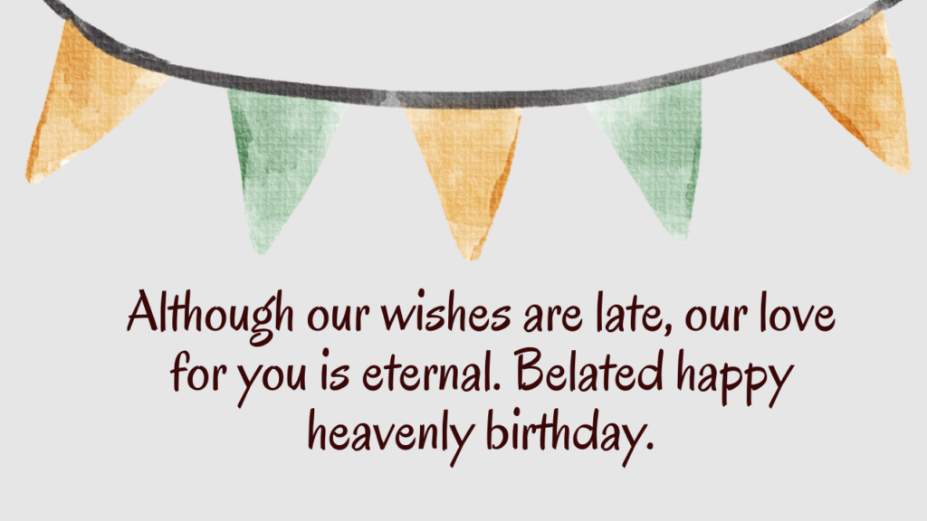 Belated Birthday Wishes For Paternal Aunt in Heaven: