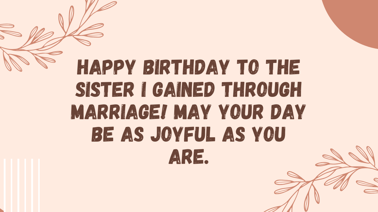 Birthday Wishes for Mother-in-Law Sister: