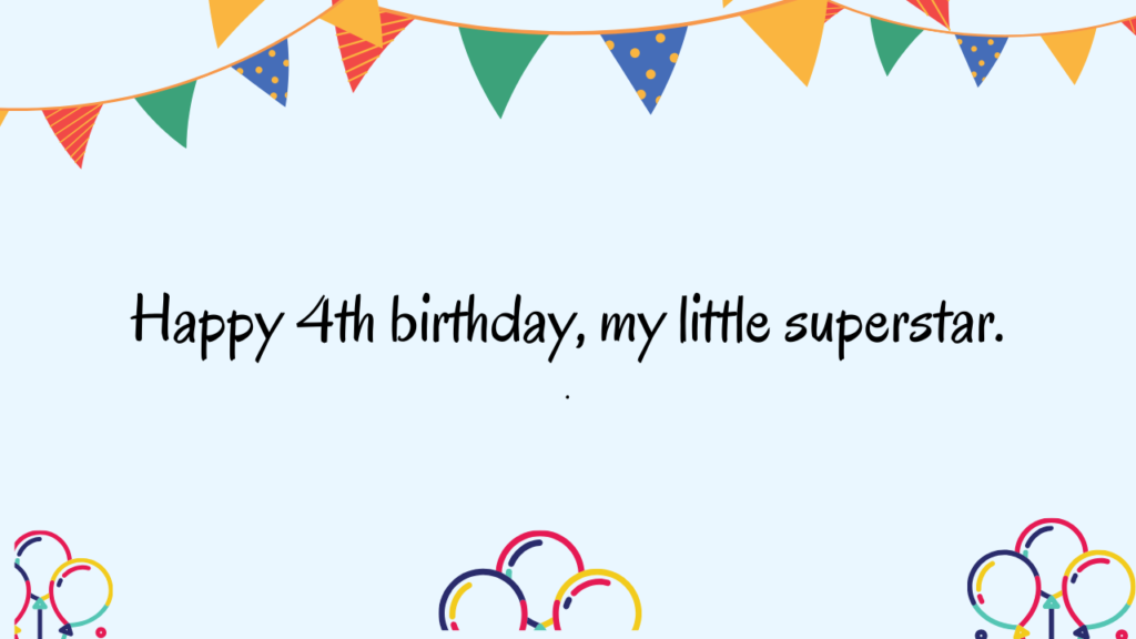 Special Best Wishes for 4 Years Old son: