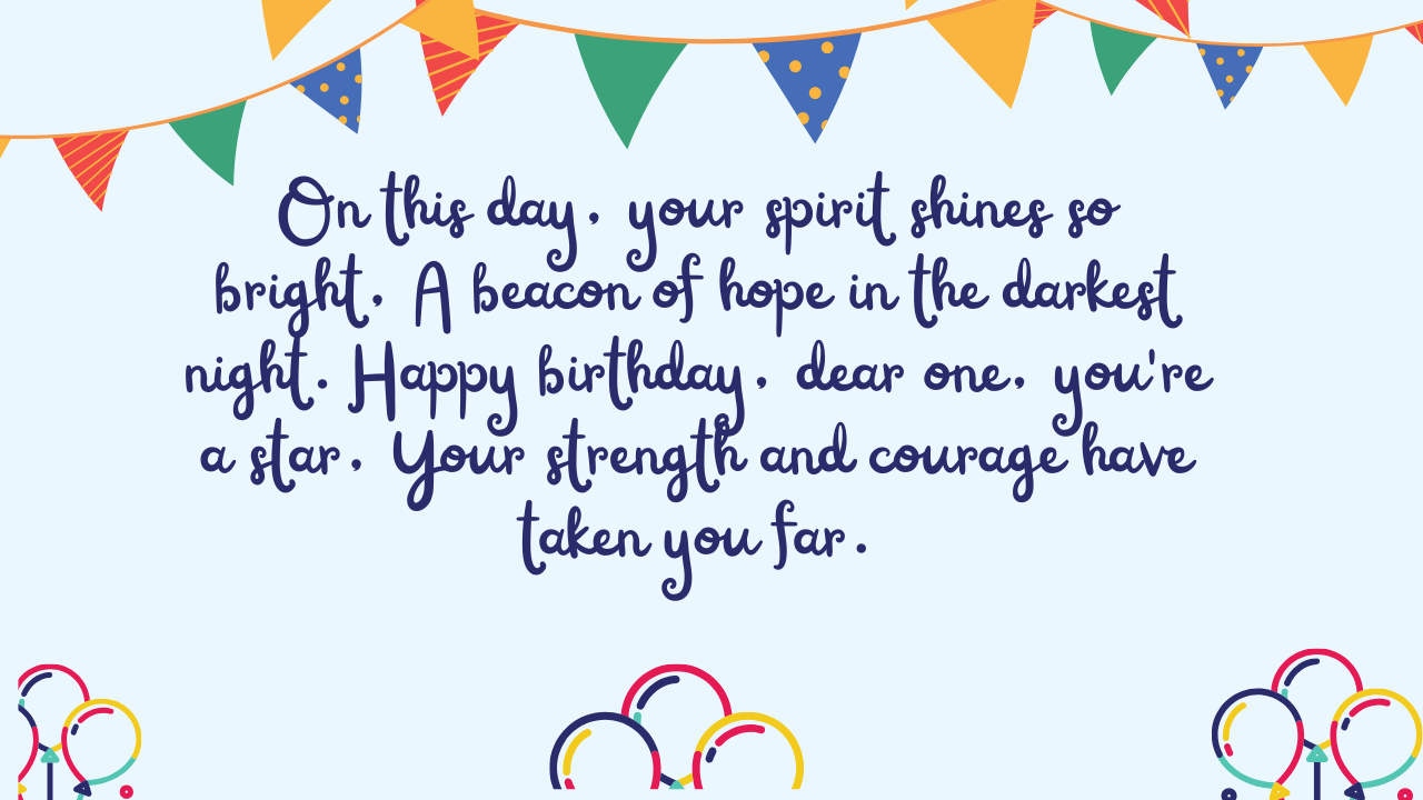 Birthday Poems for Cancer Patient: