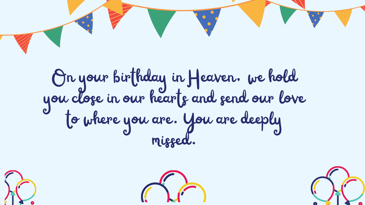 Birthday Messages for Daughter in Heaven: