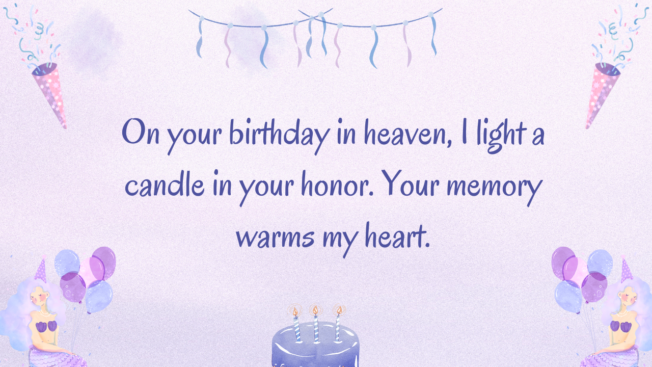 Birthday Messages for Boyfriend in Heaven: