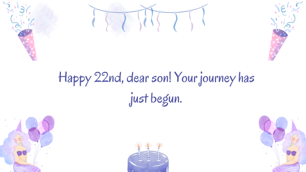 Wishes for son Turning 22: