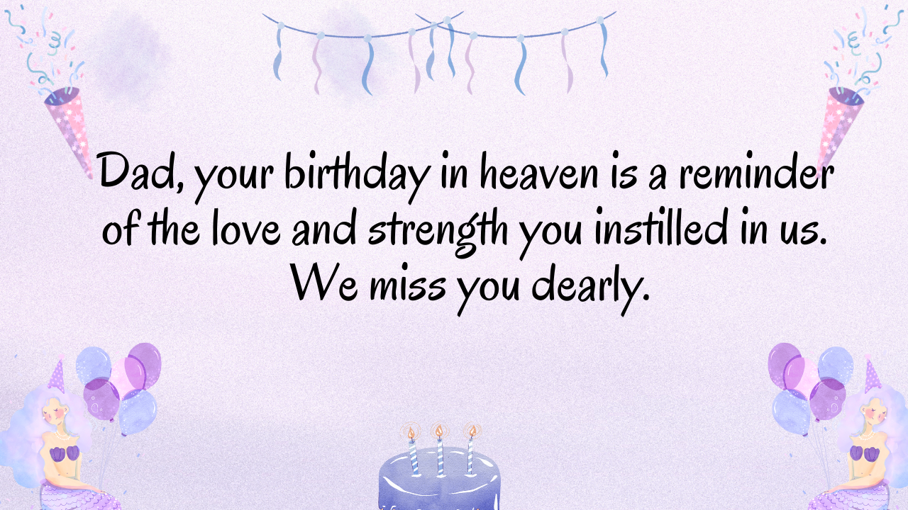  Birthday Messages for Father in Heaven: