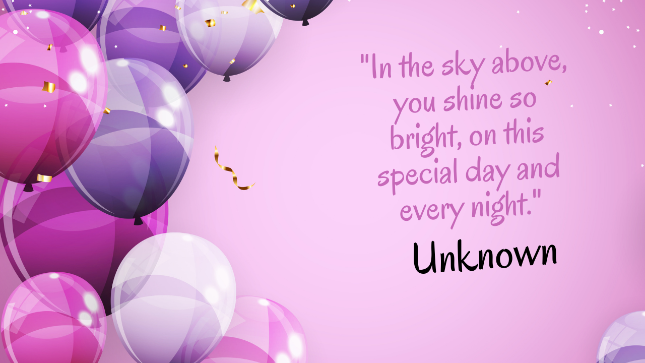 Birthday Quotes for Sister in Heaven: