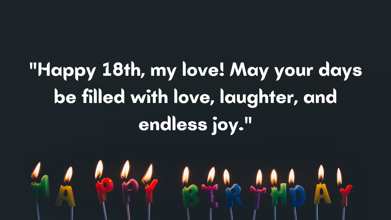 Birthday Messages for Wonderful 18 Years Old Daughter: