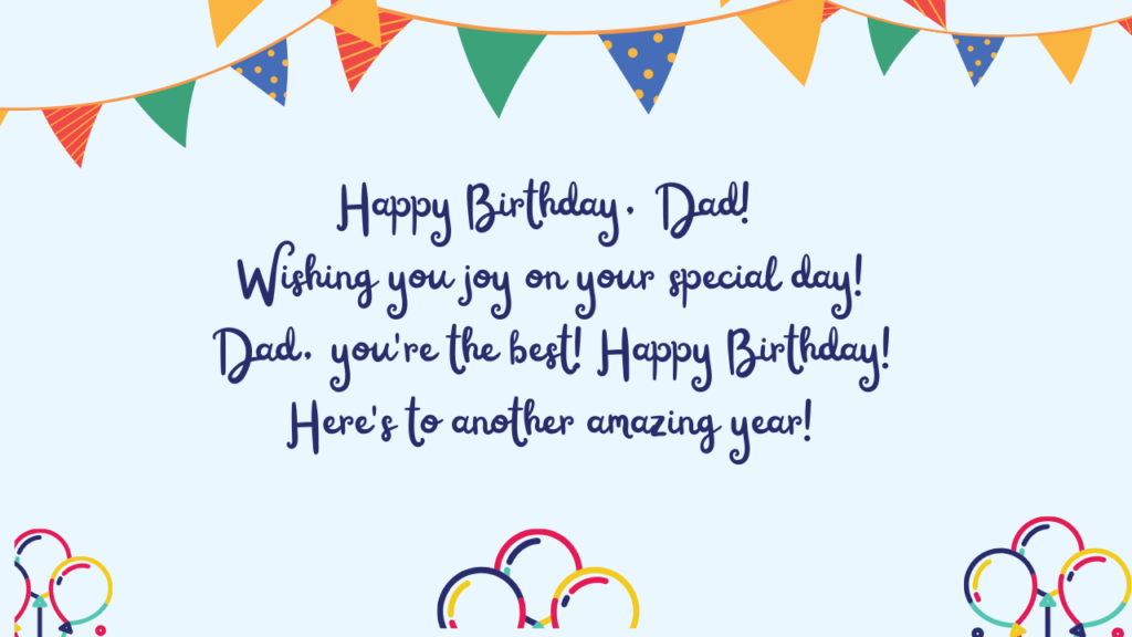 Funny Birthday Wishes for Dad