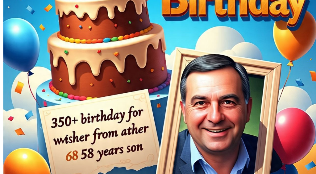 350+ birthday wishes for father from 62 years old son