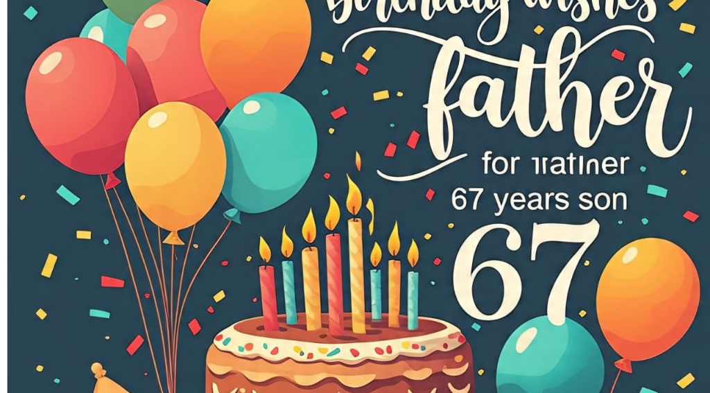 350+ birthday wishes for father from 67 years old son
